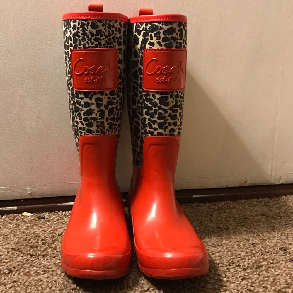 COACH Rain boots